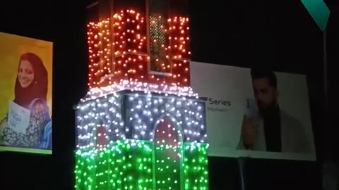 Clock Tower Sopore Night view