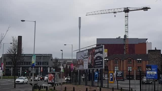 5G masts Ormeau Road Fire Station Belfast