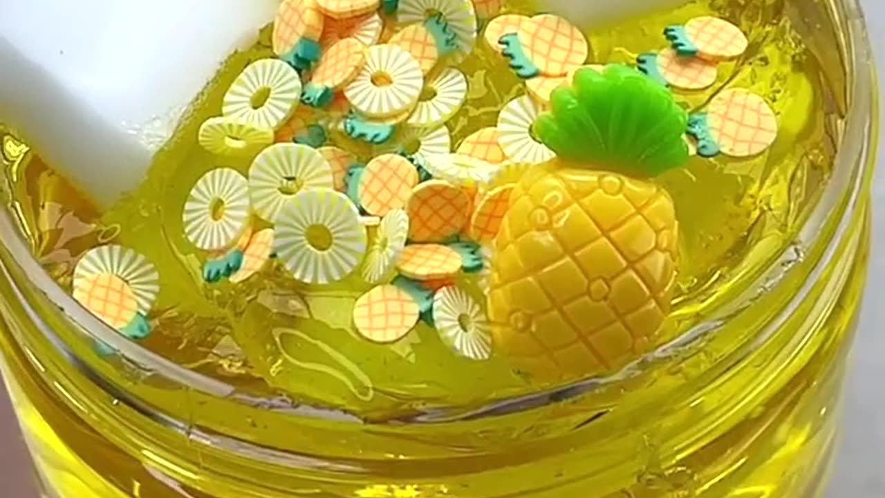 Amazon Slime ASMR 🧊🍍 Iced Pineapple Putty