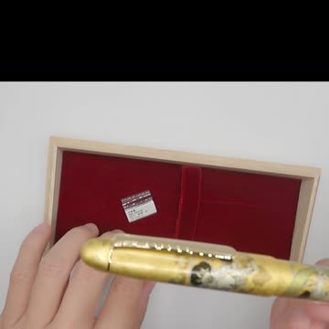 Platinum 3776 Century Kanazawa-haku Fujin Raijin 14K Gold Medium Nib #shorts #reels #pen