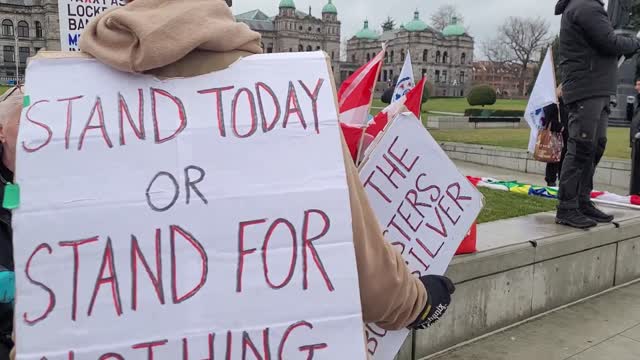 Freedom Rally Victoria Bc (January 21, 2023) Walkthrough