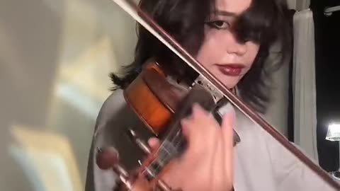 Violin playing