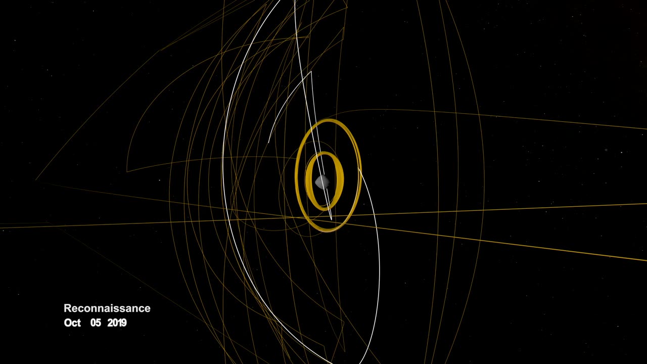 A Web Around Asteroid Bennu