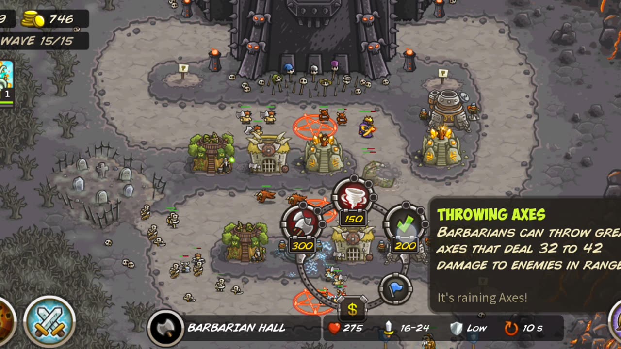 Kingdom rush game play final level