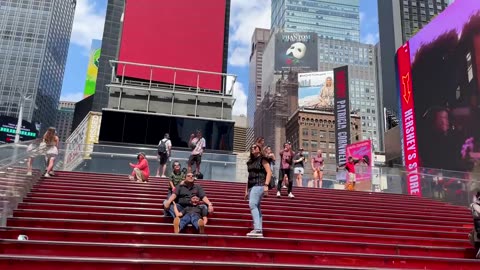 【4K】WALK Times Square NEW YORK City USA 4k video Travel vlog