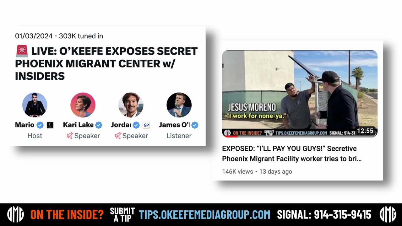 OMG | Full James O’Keefe | Exposes Secret Phoenix Migrant Center