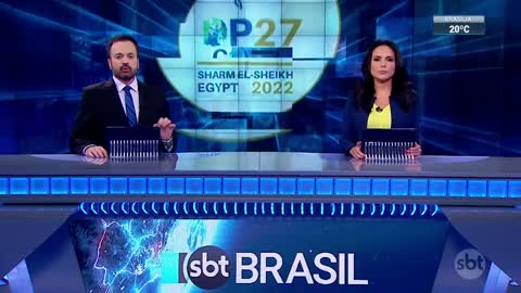 Lula se encontra com representantes no Egito | SBT Brasil (15/11/22)