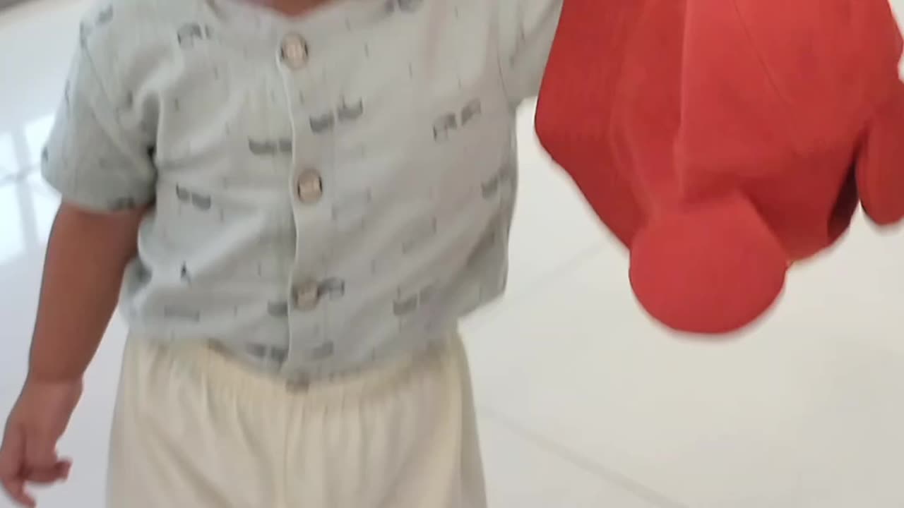 Cute baby shopping