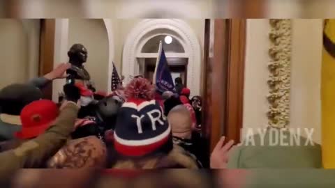 Antifa And BLM Communists Encouraged By Undercover FBI In Maga Hats Raided The Washington Capitol*