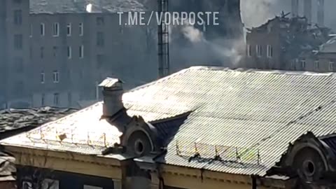 Images of fierce urban fighting in Bakhmut.