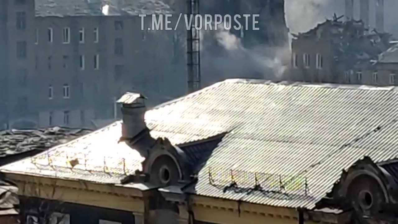 Images of fierce urban fighting in Bakhmut.