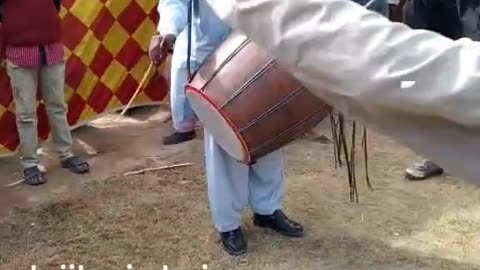 Punjabi dance in village