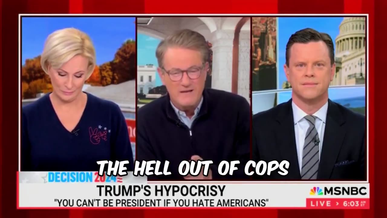 'Morning Joe' Host Has Hysterical Meltdown Over Trump's Garbage Truck Photo Op