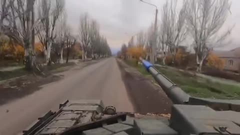 Riding With Ukrainian Tank Gunner