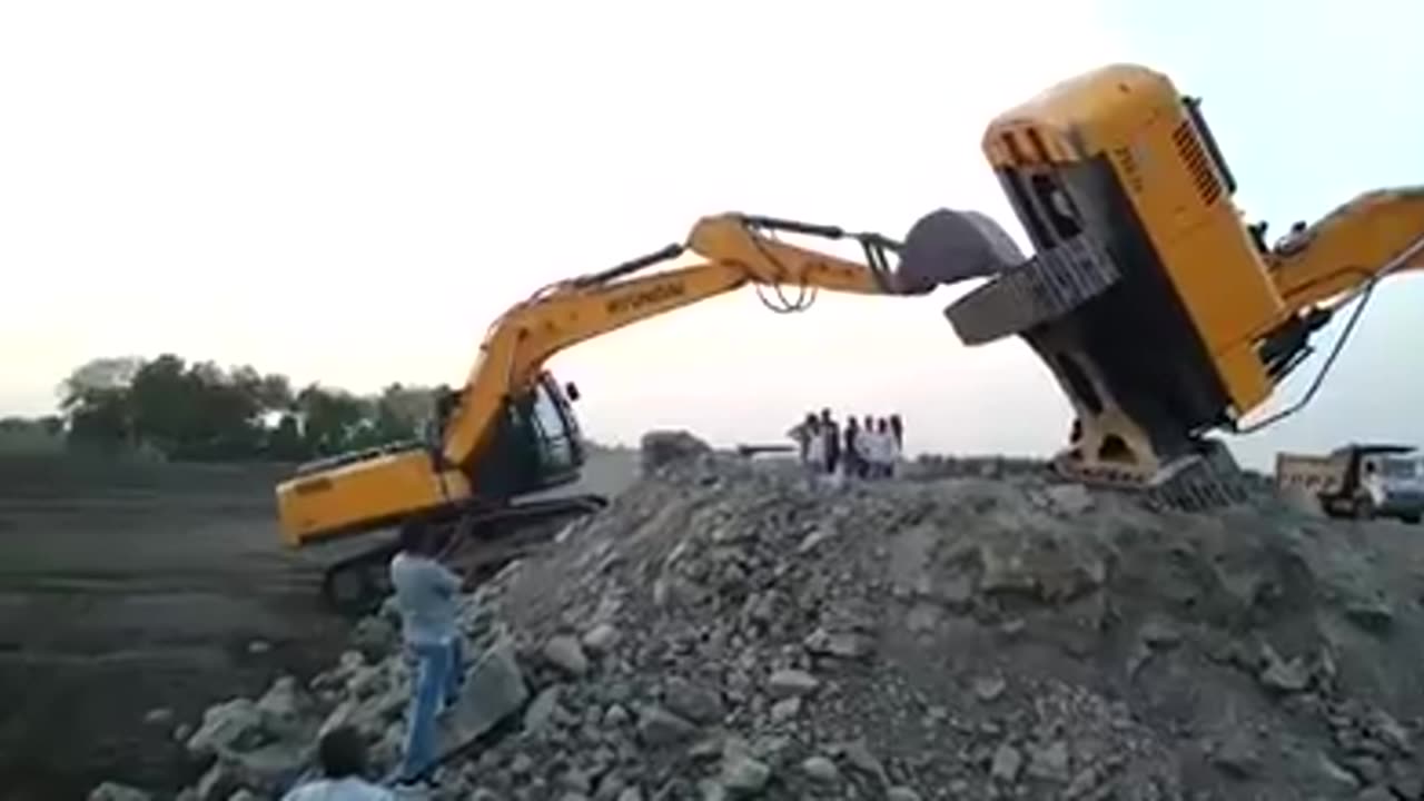 (Jcb) ne jcb ko sidha kiya