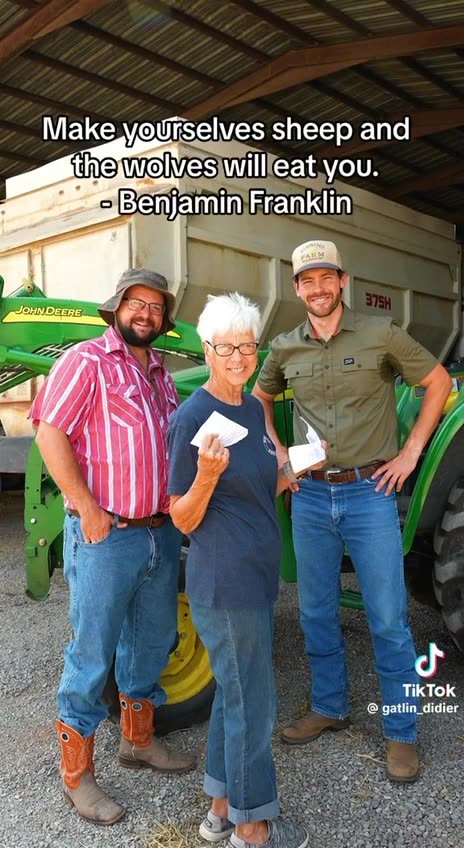 Farmers aren’t sheep!