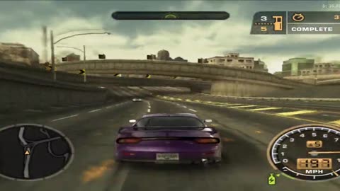 NFS Most Wanted Black Edition - Challenge Series Event 33 Gameplay(AetherSX2 HD)