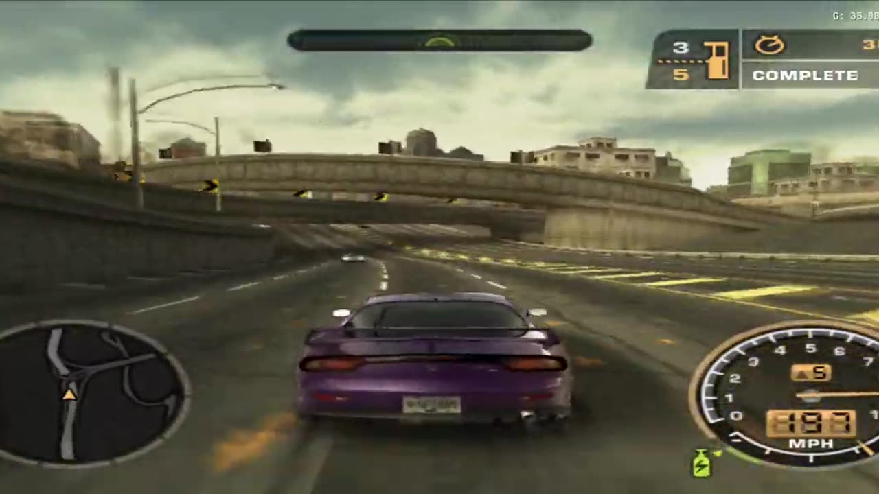 NFS Most Wanted Black Edition - Challenge Series Event 33 Gameplay(AetherSX2 HD)