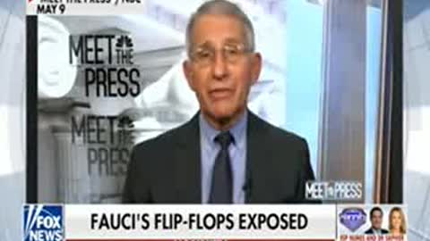 Flip Flop Fauci No Masks two Masks three Masks