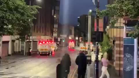 Belfast is seeing some sort of incident tonight as well.