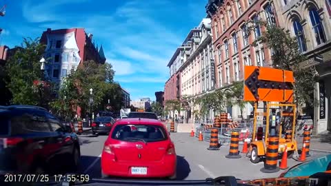 Driving in Toronto Traffic