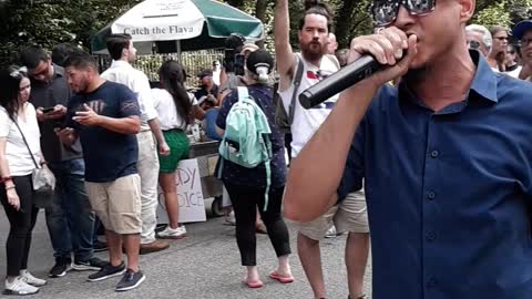 Medical Freedom March Brooklyn Bridge August 2021