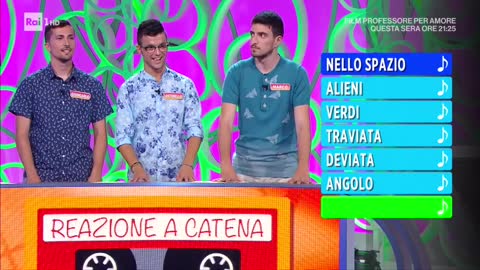 RAIUNO - Reazione A Catena-La Catena Musicale (04/09/2017)