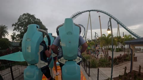 PipeLine - First Surf Coaster - Seaworld - 3rd Row