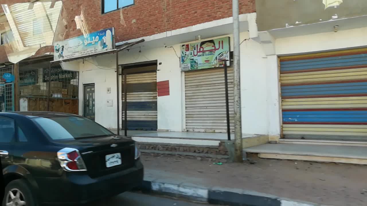 Tourist Records His Drive Inside Dahab Town