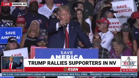 “If Republicans Win... America Wins Very Big": Trump Delivers BREATHTAKING Remarks In NV
