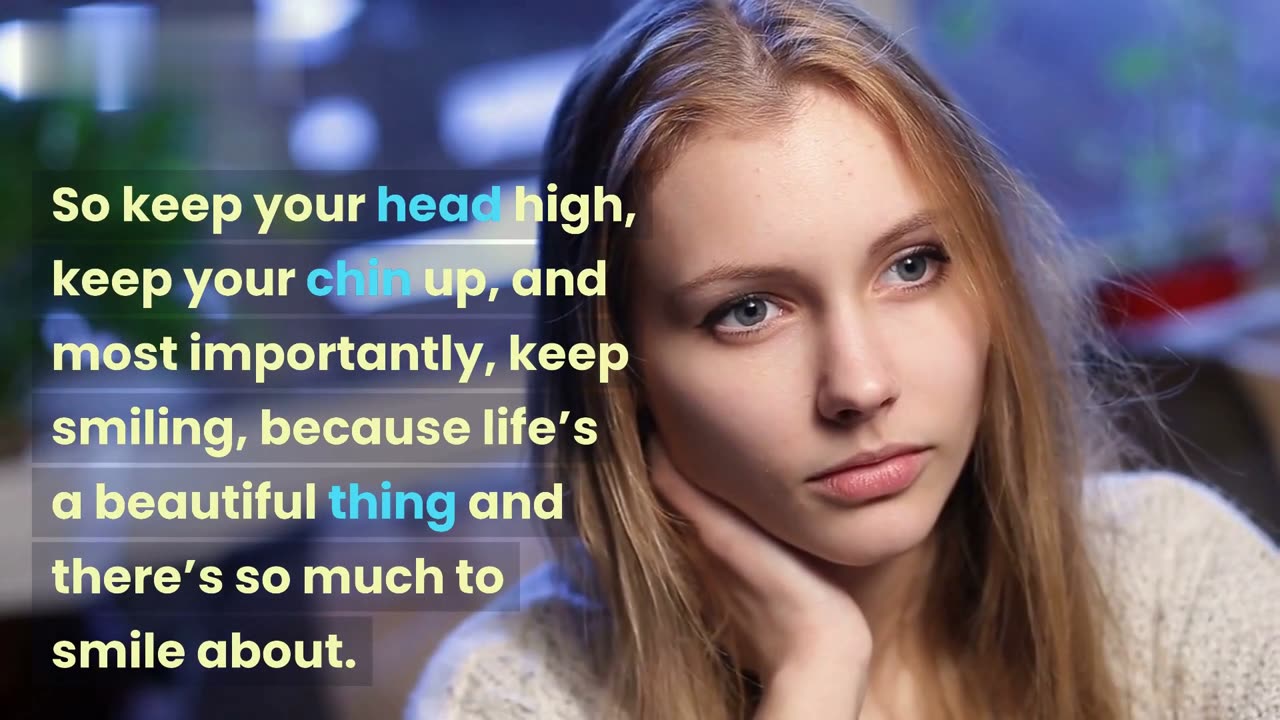 Finding Happiness: Keep Your Head High, Chin Up, and Smile - Motivational Video