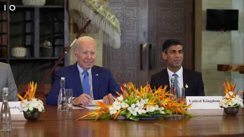 TOGETHER STRONGERRishi Sunak at the G20 summit