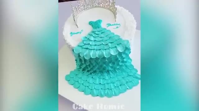 Awesome Dress Cake Decorating Ideas for Wedding | Perfect Cake Decorating Tutorials