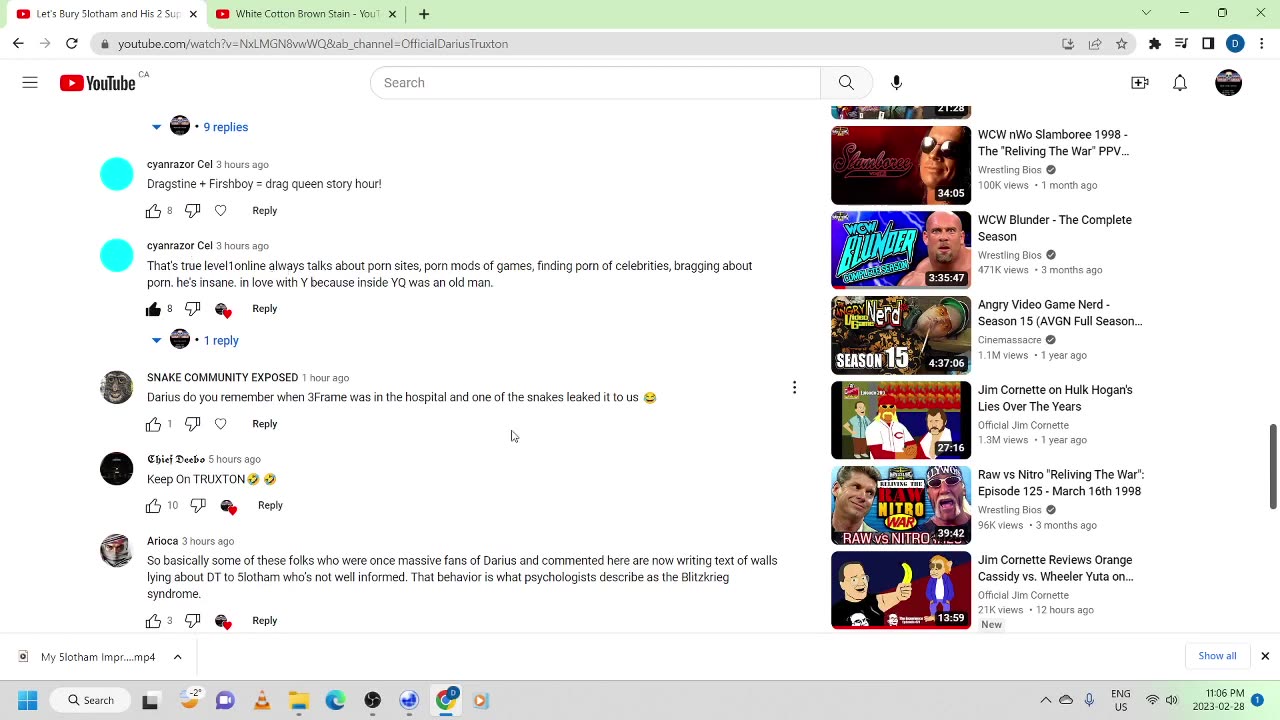 Reading REAL Commenters | R.I.P. 5lotham and Pedo's