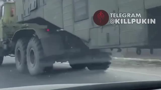 Massive Soviet Tu144 Drone Being Moved Around Ukraine