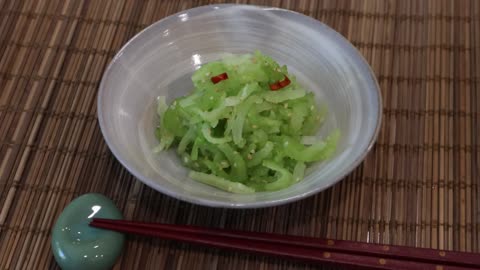 Celery Sunomono Recipe - Japanese Cooking 101