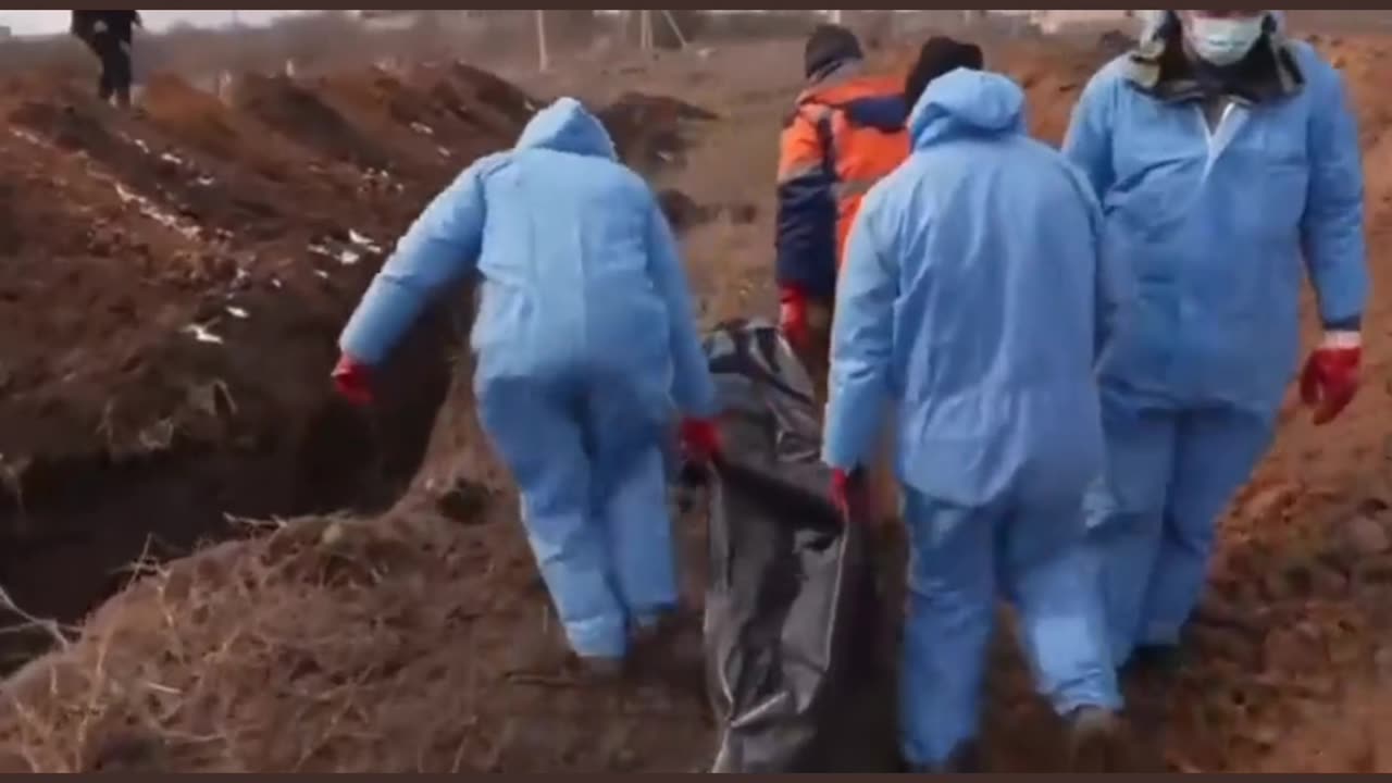 Ukraine Russia Mass Grave