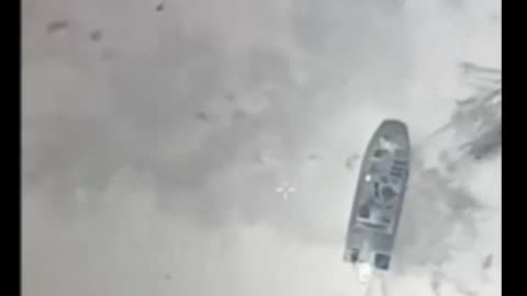 Destruction of marine AFU watercraft on the Dnieper.