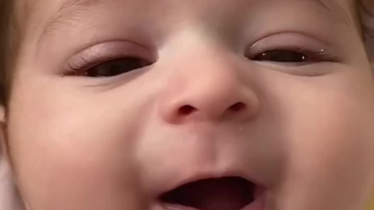 Cute baby smile