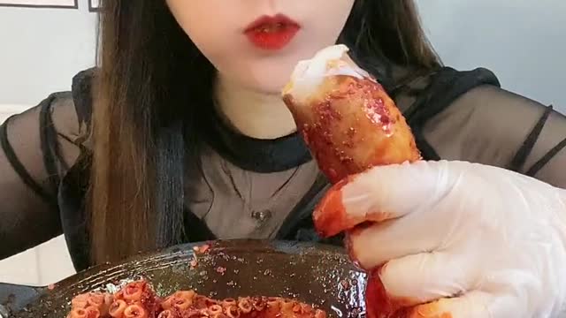 ASMR eating Spicy Seafood 🔥🔥🔥