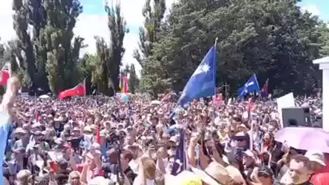 100k+ Protest In Canberra