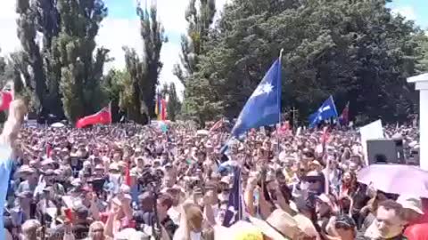 100k+ Protest In Canberra