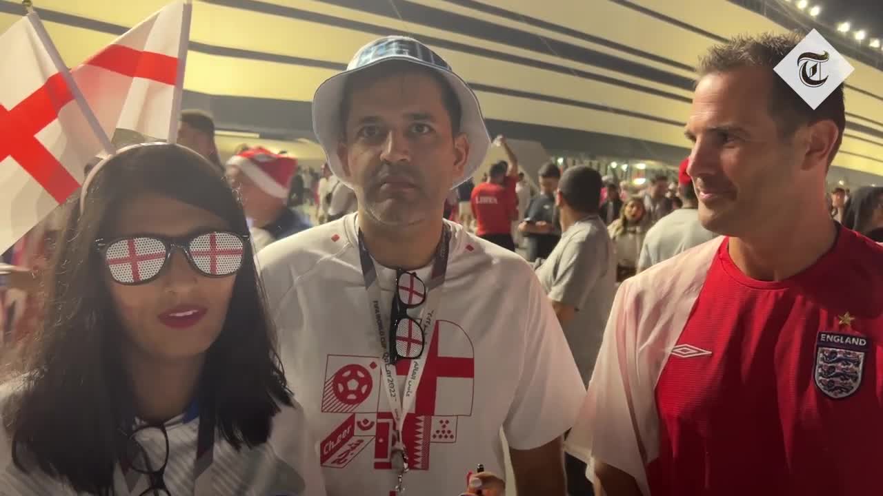 'That was a cakewalk, the French will be scared': England fans in Qatar steeled after Senegal win