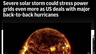 POWER GRID WARNING ITS ONE THING AFTER THE NEXT NOW A SEVERE SOLAR STORM COULD BLOW POWER GRID