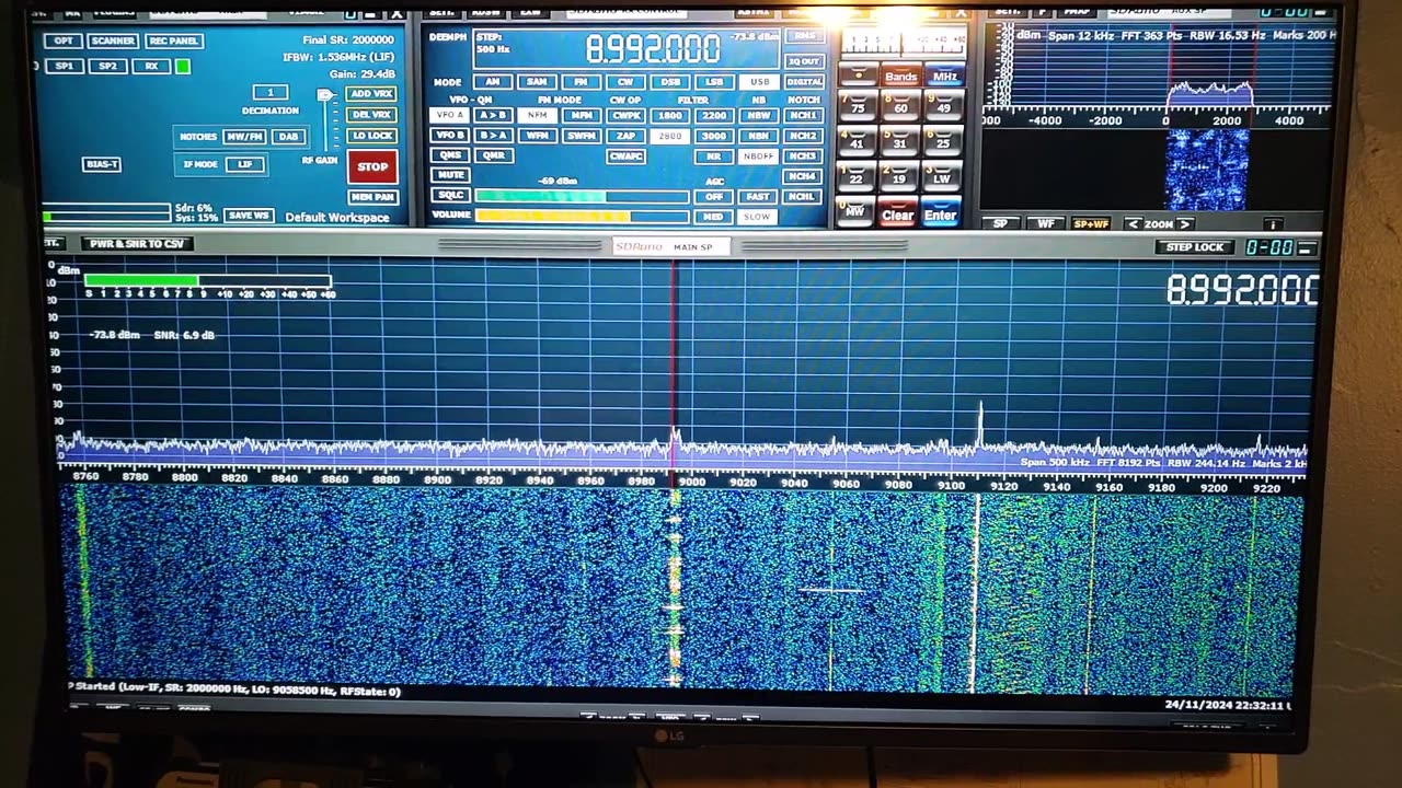 US Air Force EAM Emergency Action Message 8.992 kHz