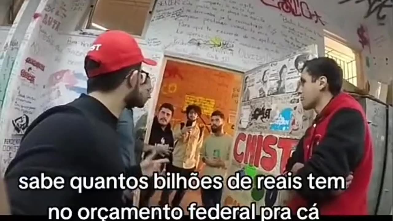 O retrato dos nossos universitários, idiotizados pela esquerda, acreditam que a "universidade é deles"