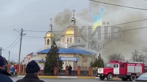 Another Church of the Moscow Patriarchate goes on fire