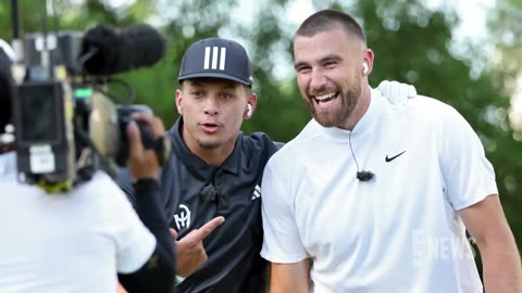 Patrick Mahomes Says Travis Kelce Grew Out His Hair Because of Taylor Swift | E! News
