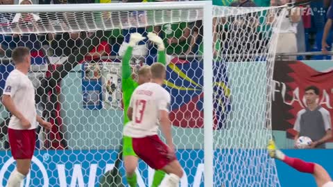 Mbappe grabs a double France v Denmark FIFA World Cup Qatar 2022