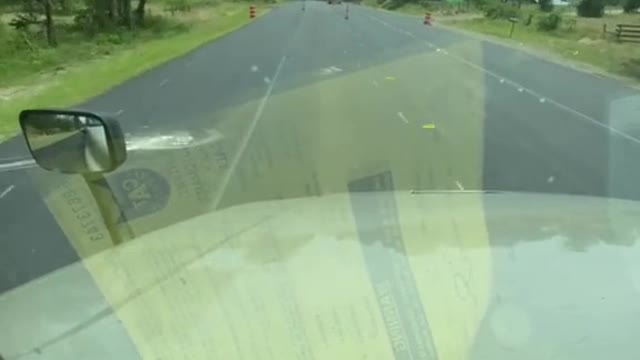 Drive straight for five miles.